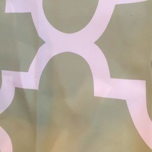 Sage green shower curtain - NEW